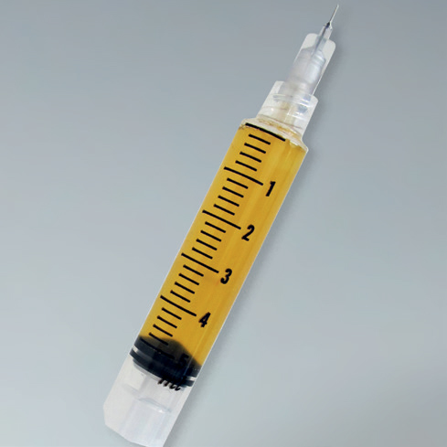 PRP om a syringe
